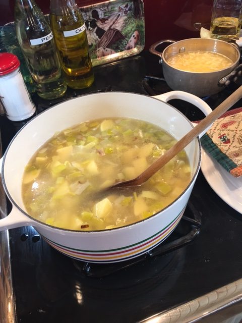 Leek and Potato Soup – a simple and filling soup